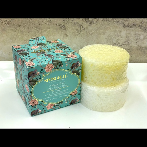 Other - SPONGELLÉ Set of 2 Body Wash Infused Buffers - Mystic Oud & Star Tiger Lily
